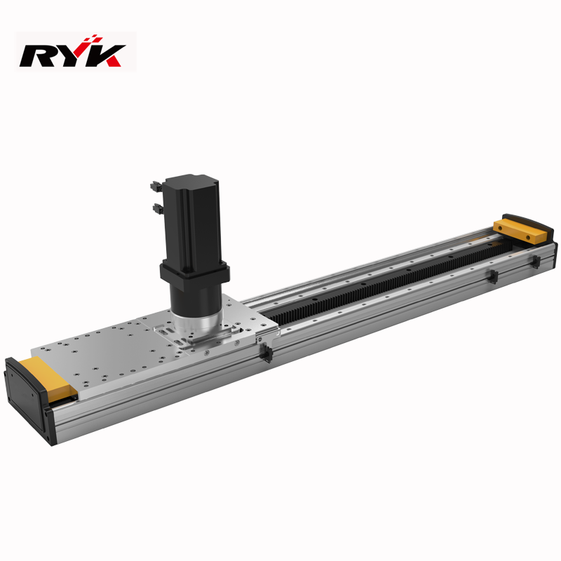 Aluminum High Speed Heavy Duty Linear Rack Pinion Module 250mm Wide 5500 Stroke Linear Actuator Whth Belt Drive