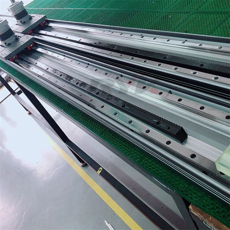 Aluminum High Speed Heavy Duty Linear Rack Pinion Module 250mm Wide 5500 Stroke Linear Actuator Whth Belt Drive