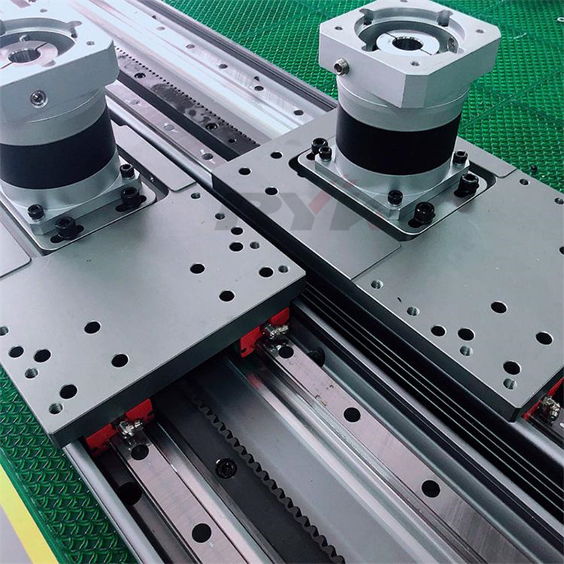 Heavy Duty CNC Motorized XYZ Gantry Robot System Rack and Pinion Guideway Slide Table