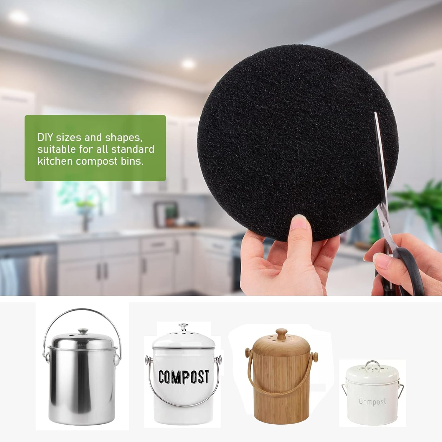 Hot Style Replaceable Activated Carbon Household Bucket Supplement Set Charcoal Filter Air Filter