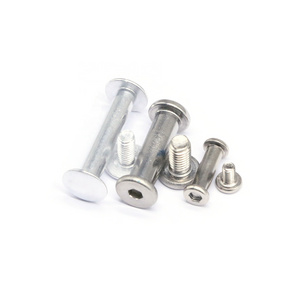 Customized Wholesale 304 Stainless Steel Male and Female Screws Chicago Screws for Fastening