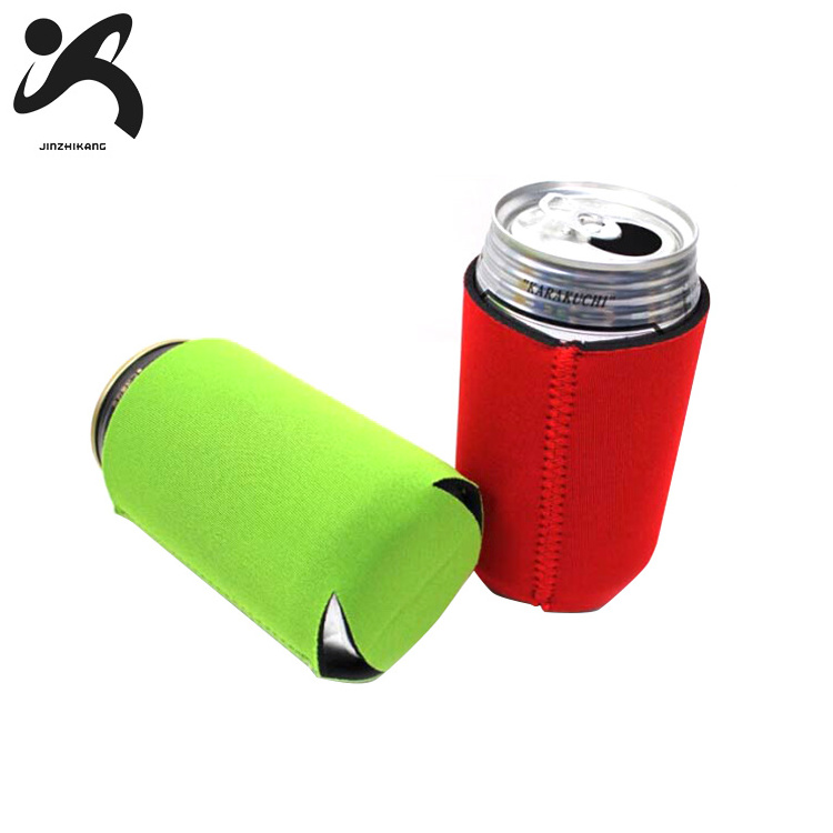 Custom print collapsible 12oz neoprene can beer cooler sleeve coozies