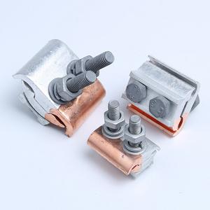 Power Fittings JBT wire PG clamp copper aluminum transition Bolt Type Parallel cable clamps for Electrical Equipment