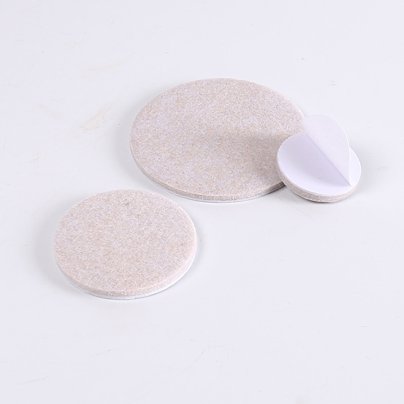 desk furniture felt pad Oval shelf soft 20mm 10mm round colorful roll floor chair bulk self-adhesive rug protector felt pads