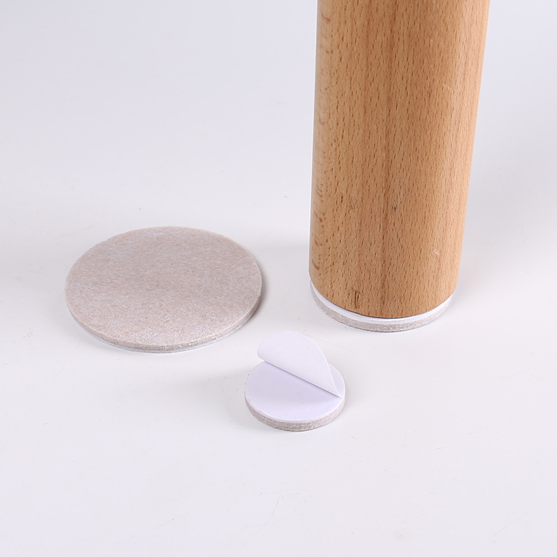 desk furniture felt pad Oval shelf soft 20mm 10mm round colorful roll floor chair bulk self-adhesive rug protector felt pads