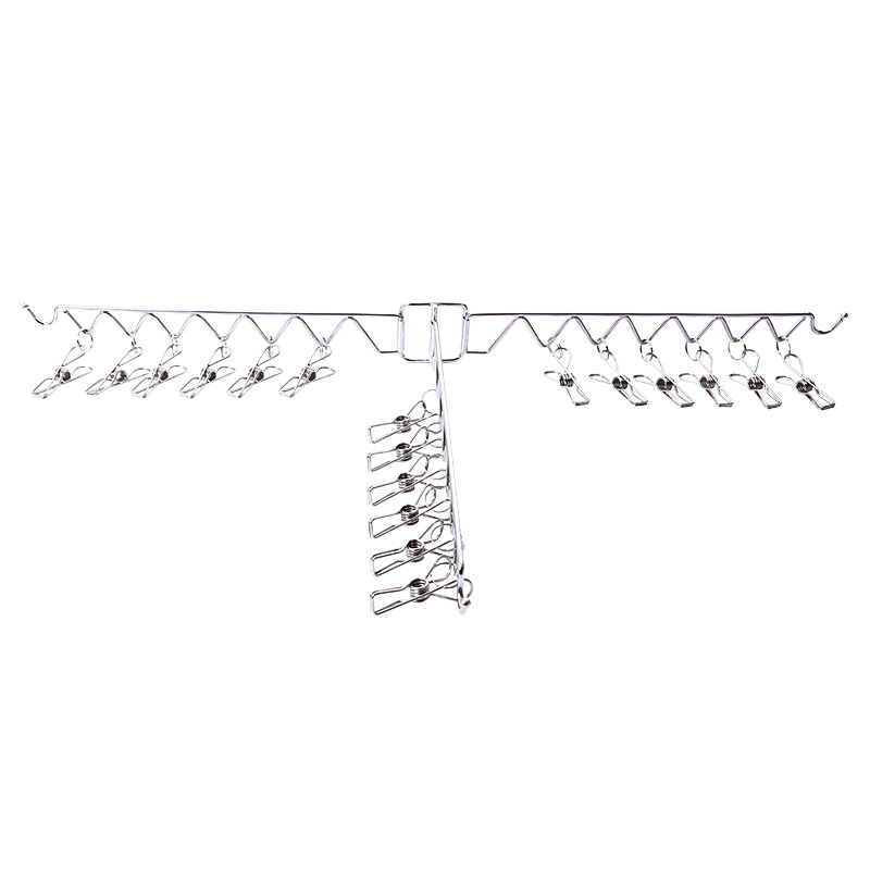 Laundry Hanger Dryer Wall Mounted Bras Towels Lingerie Hooks Stainless Steel Socks Underwear baby hanger