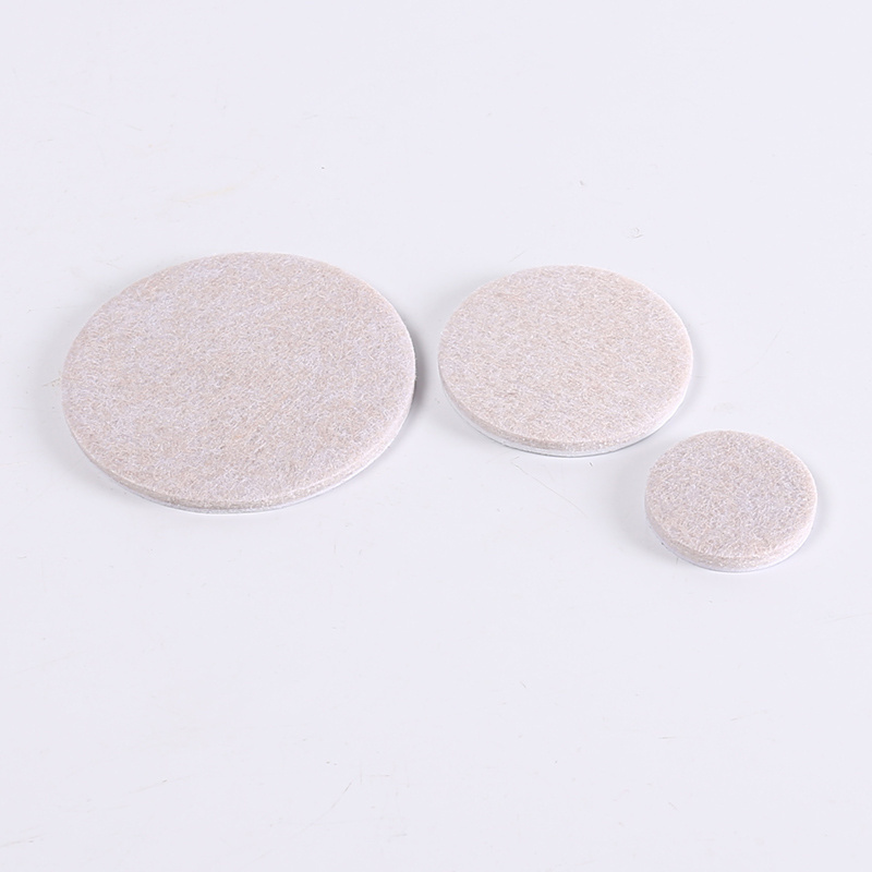 desk furniture felt pad Oval shelf soft 20mm 10mm round colorful roll floor chair bulk self-adhesive rug protector felt pads