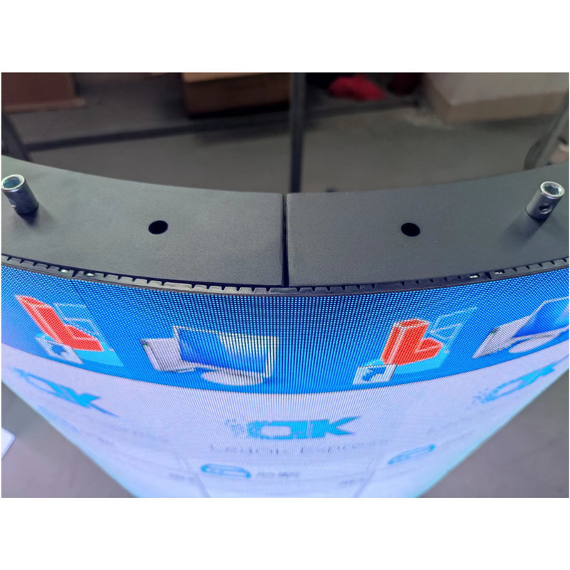 Outdoor waterproof curved led display screen cylinder soft screen P2.5 P3 P4 P5 flexible led display module full color