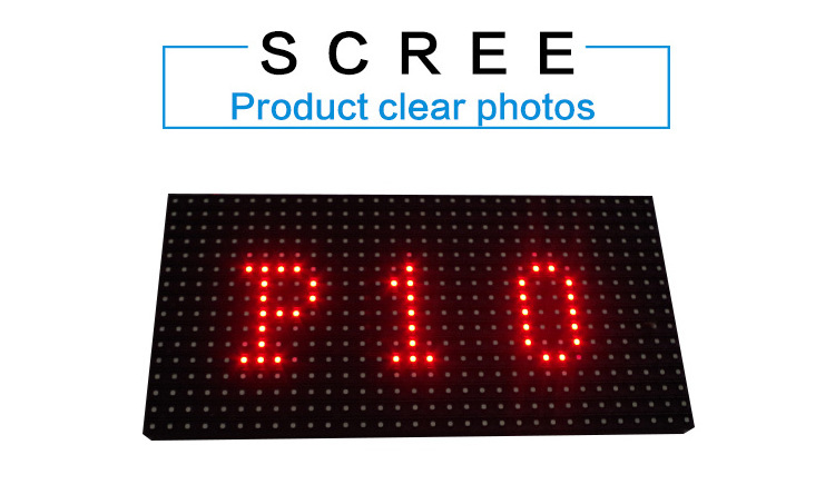 Outdoor RGB Color P10 LED Message Sign P10 LED Scrolling Text Sign, Full Color LED Moving Text Display