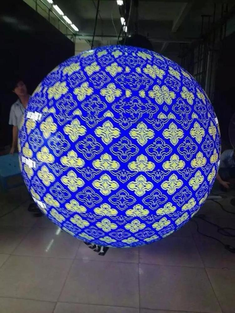 Circular advertising LED screen/soft flexible led display /ball sphere led screen