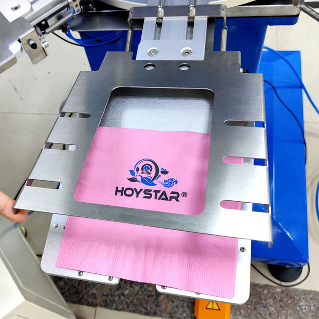 2 color napkin printer machine paper napkin printing machine rapid screen printer