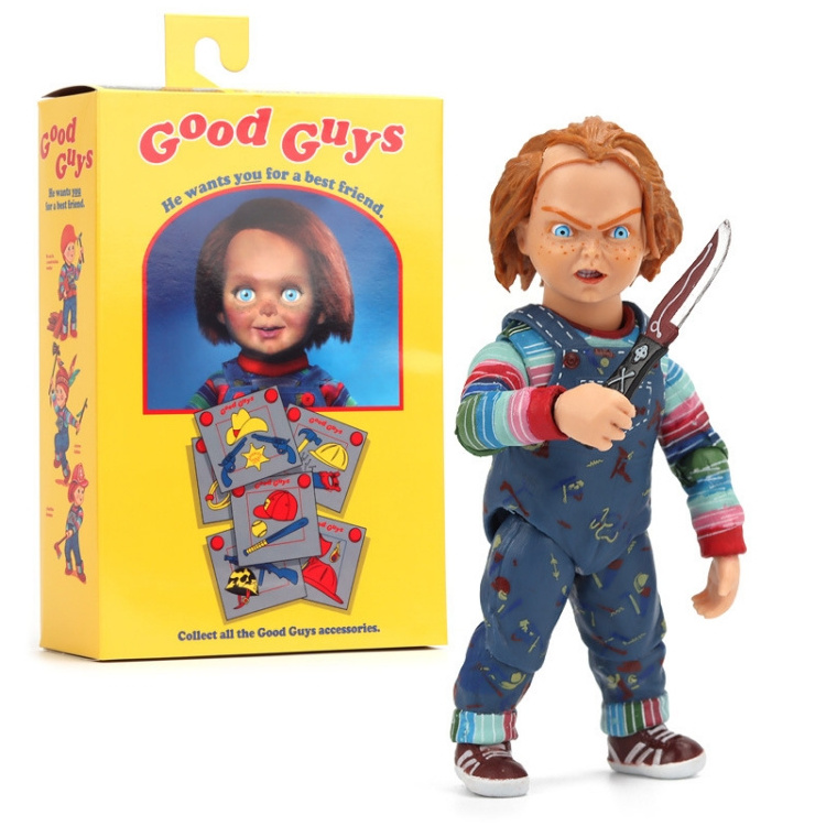 Action Figures Top quality good guys chucky doll child play toys action neca figure