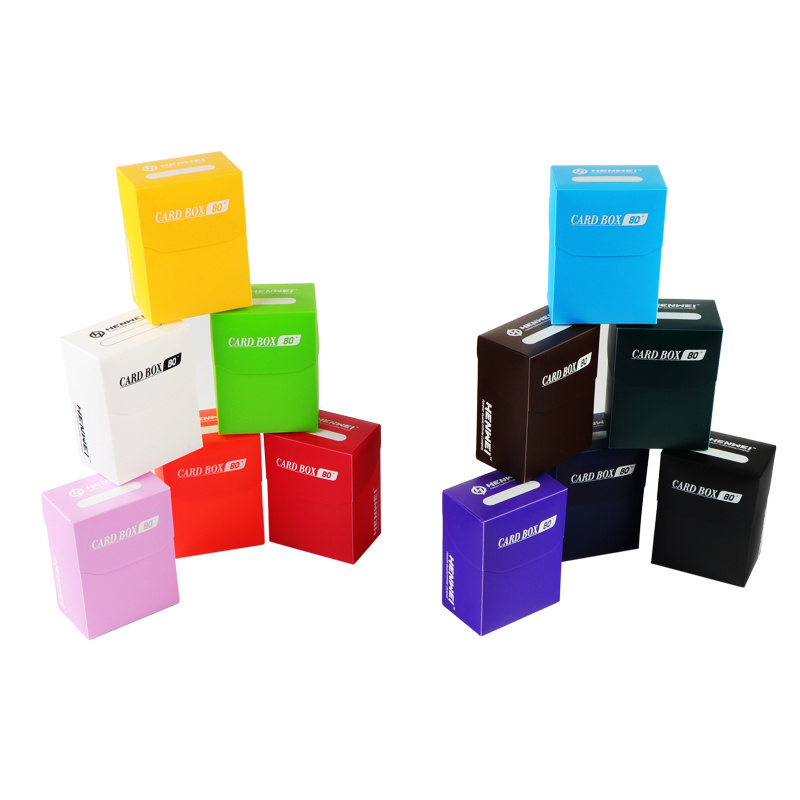 PP Plastic Flip Storage Box Matte Board Game Card trading card deck box Deck Case game deck box MTG UP Yogioh