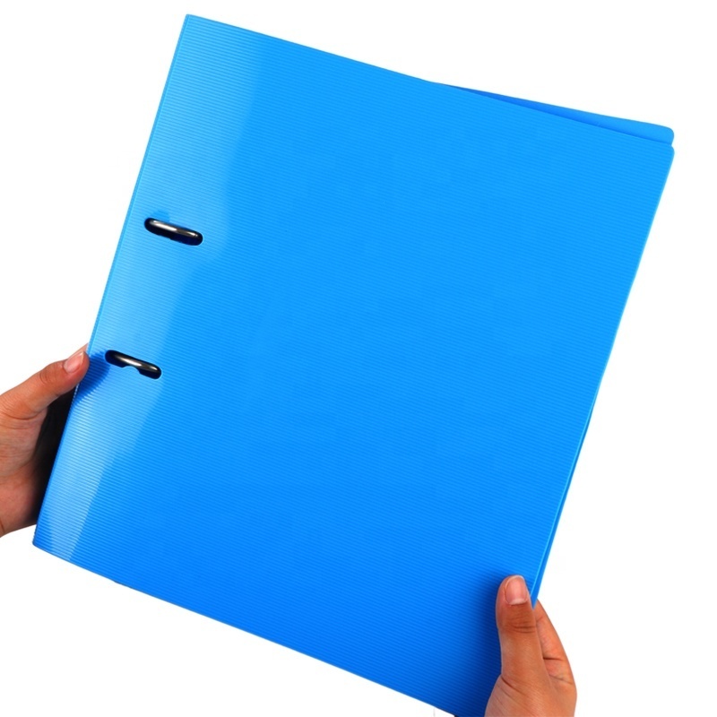 Customized Hard Cover Poster Clipboard Binder 2 Ring Blue Menu File Folder