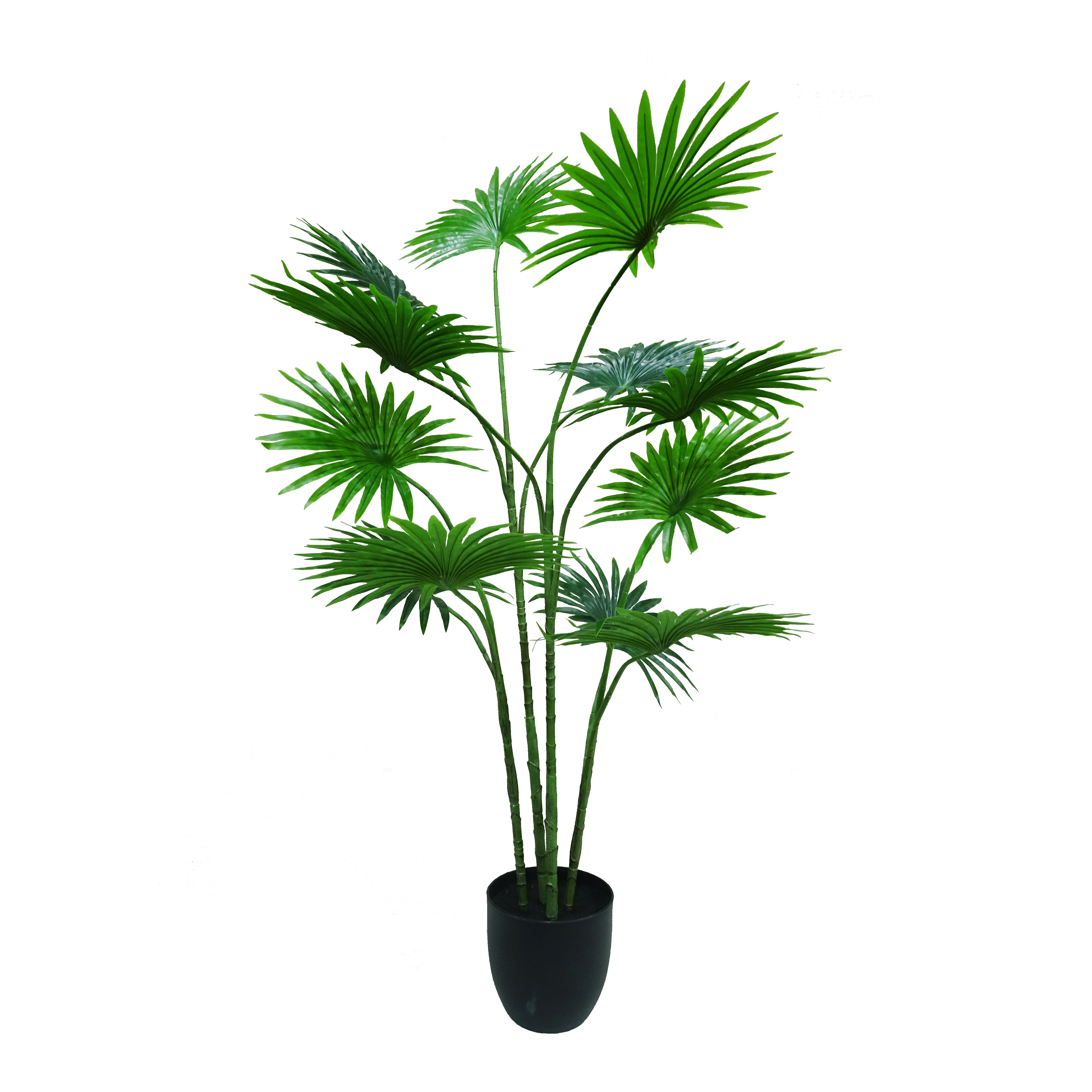 Artificial Palm Tree Faux Tropical Palm Silk Plant Feaux Dypsis  Plants in Pot for Home Office Living Room Floor Decor Indoor