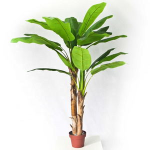 2-4M wholesale for outdoor and indoor decorated  bonsai tree artificial banana tree