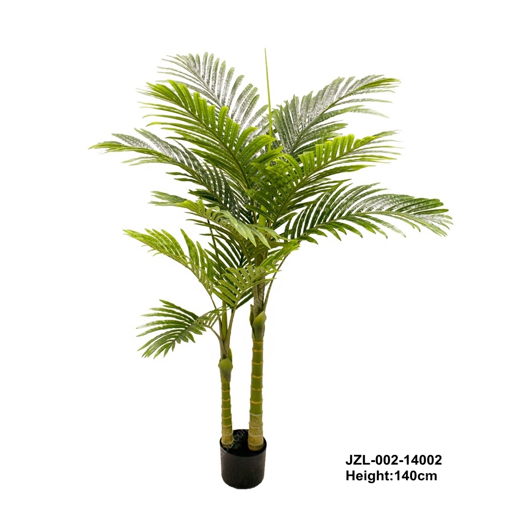 New style plants potted artificial palm leaves tree bonsai