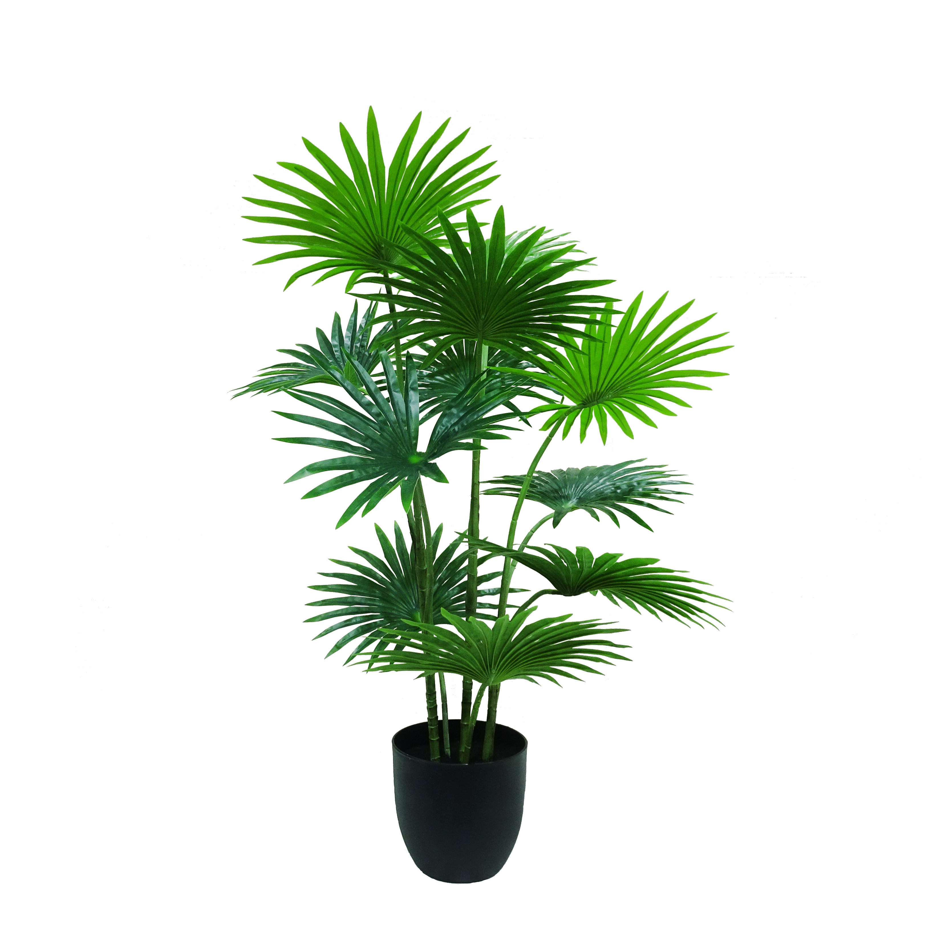 Artificial Palm Tree Faux Tropical Palm Silk Plant Feaux Dypsis  Plants in Pot for Home Office Living Room Floor Decor Indoor