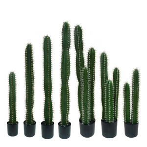 Hot Sale large artificial green cactus plant large artificial cactus indoor decoration plants bonsai coconut tree price