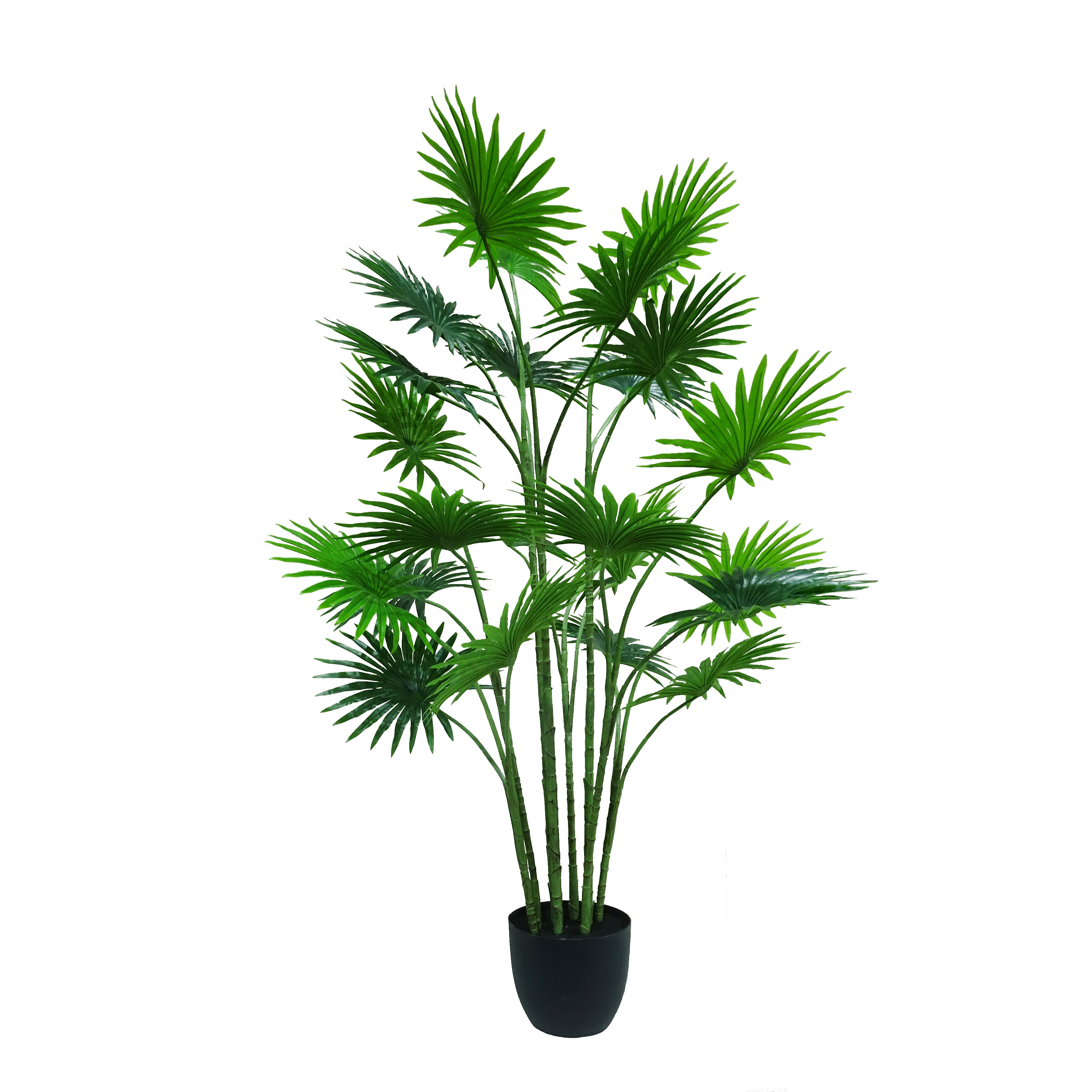 Artificial Palm Tree Faux Tropical Palm Silk Plant Feaux Dypsis  Plants in Pot for Home Office Living Room Floor Decor Indoor