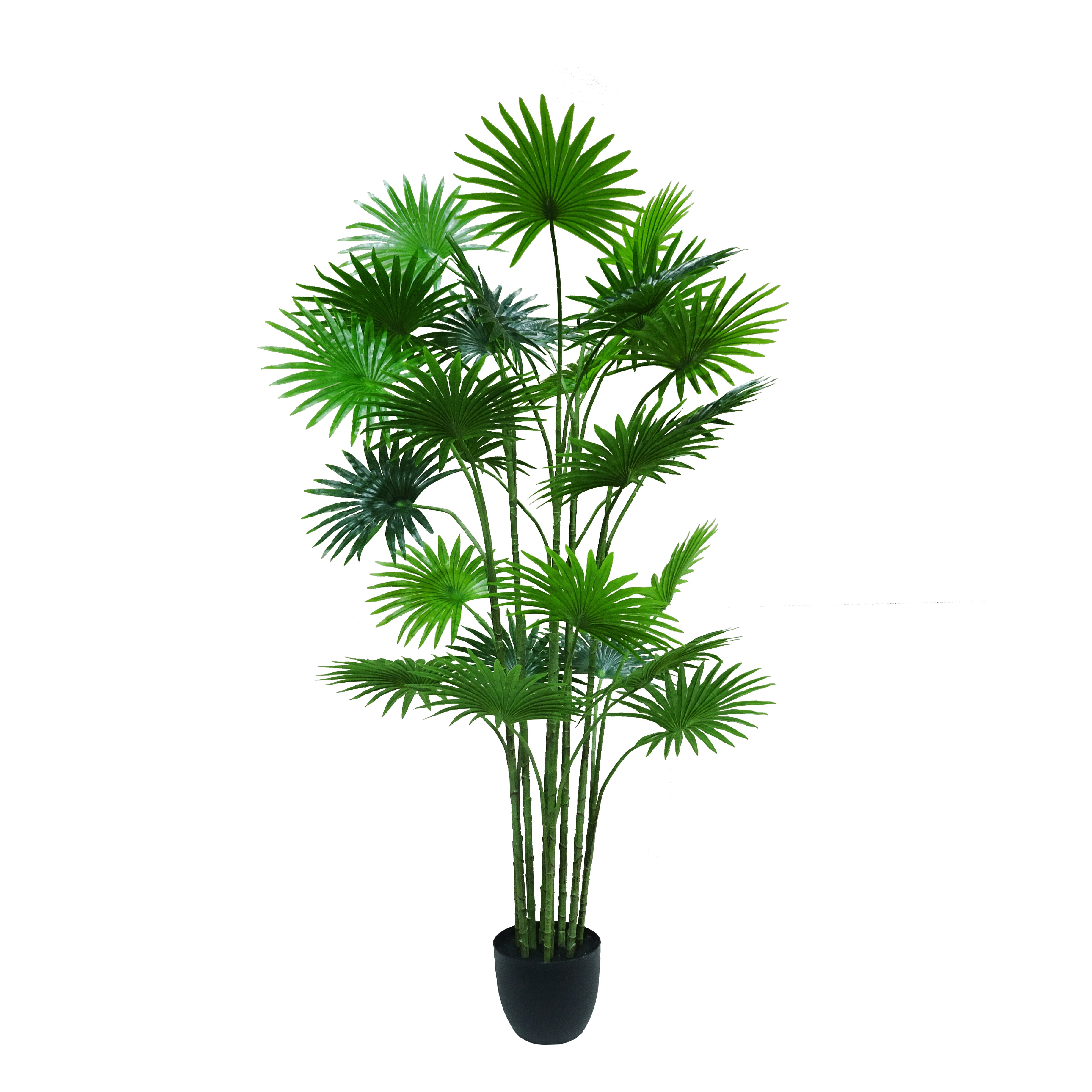 Artificial Palm Tree Faux Tropical Palm Silk Plant Feaux Dypsis  Plants in Pot for Home Office Living Room Floor Decor Indoor