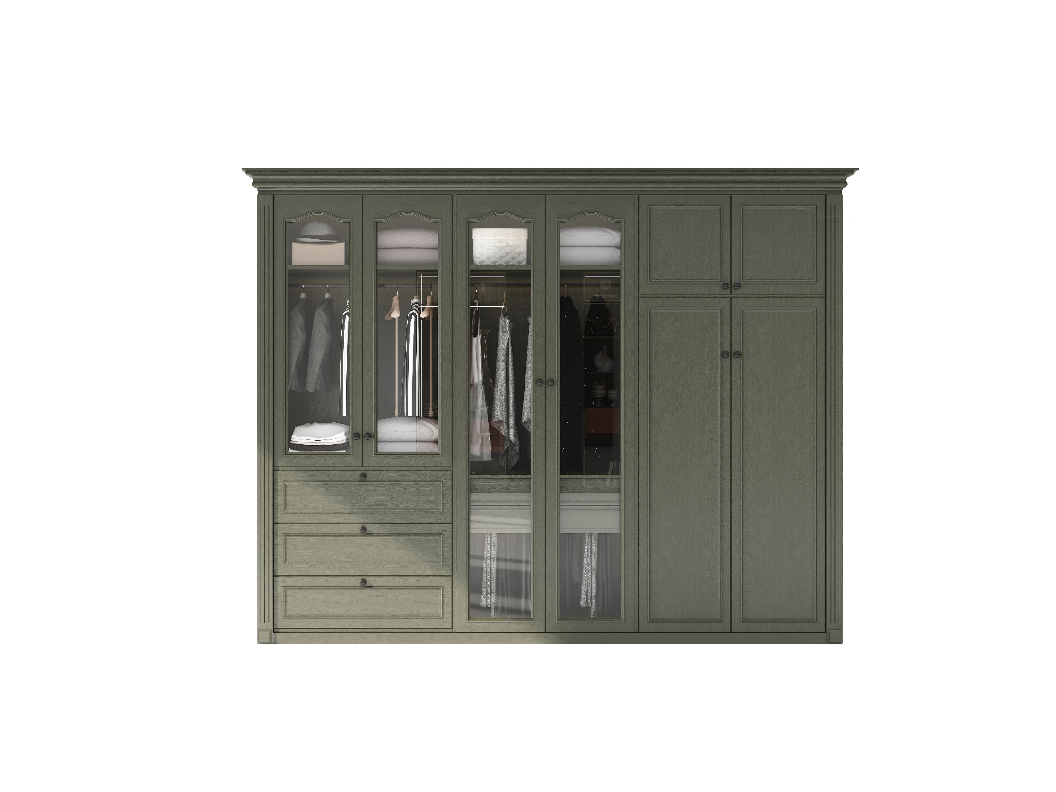 Storage closet Factory Supply American style  design Mini Bedroom Professional Wardrobes