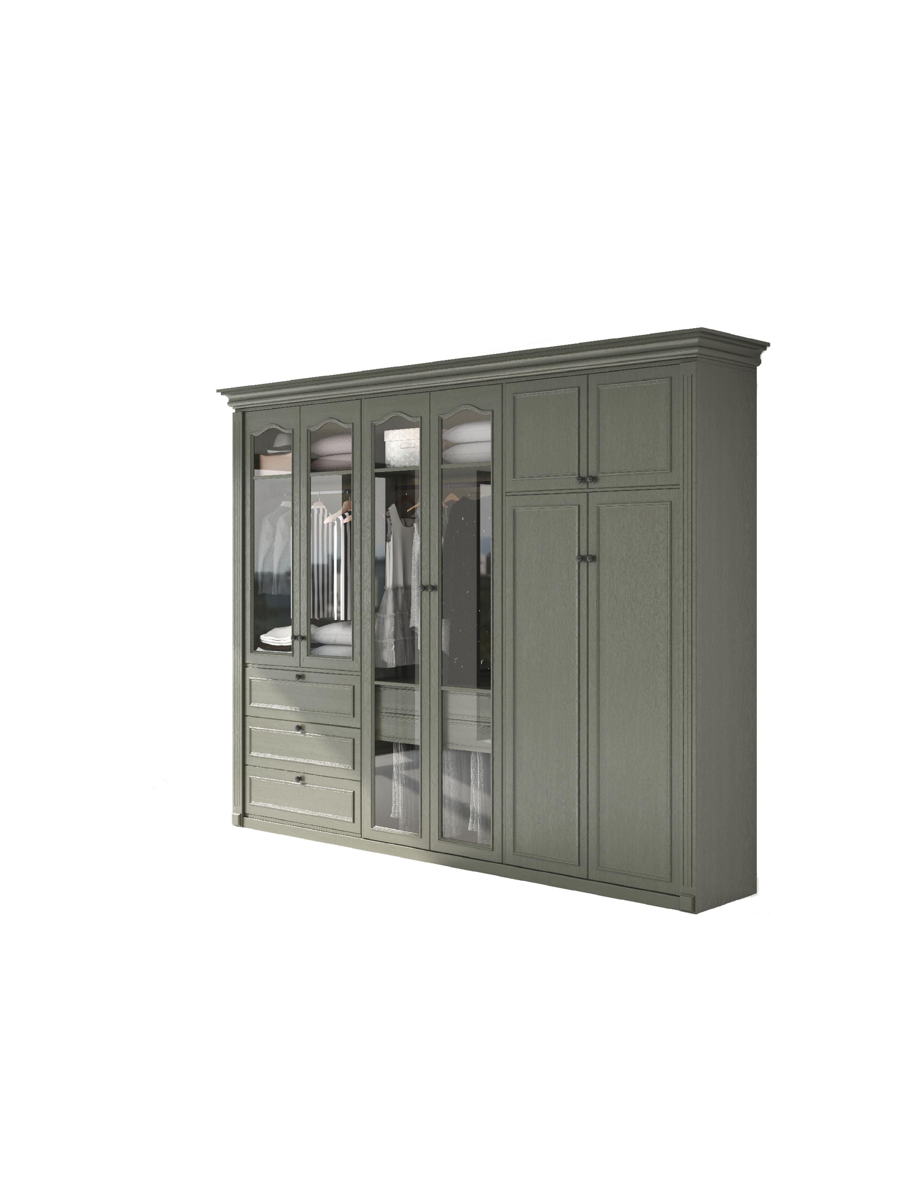 Storage closet Factory Supply American style  design Mini Bedroom Professional Wardrobes