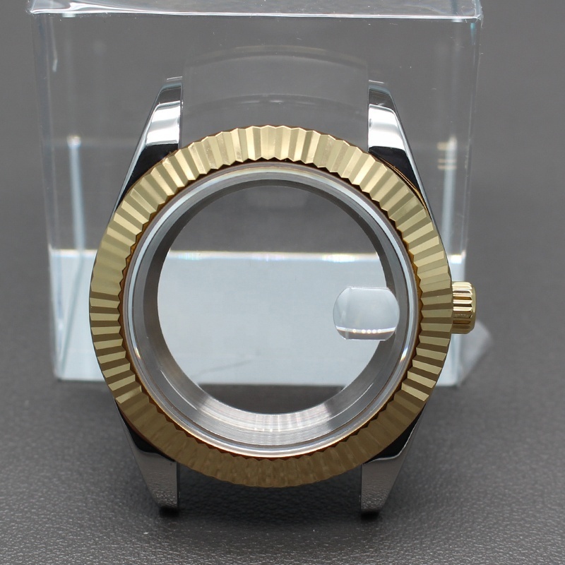 Mechanical Watches 36mm/40mm Fluted NH35 Case Fit NH34 NH35a NH36 NH38 Miyota8215 Movement Wrist Parts