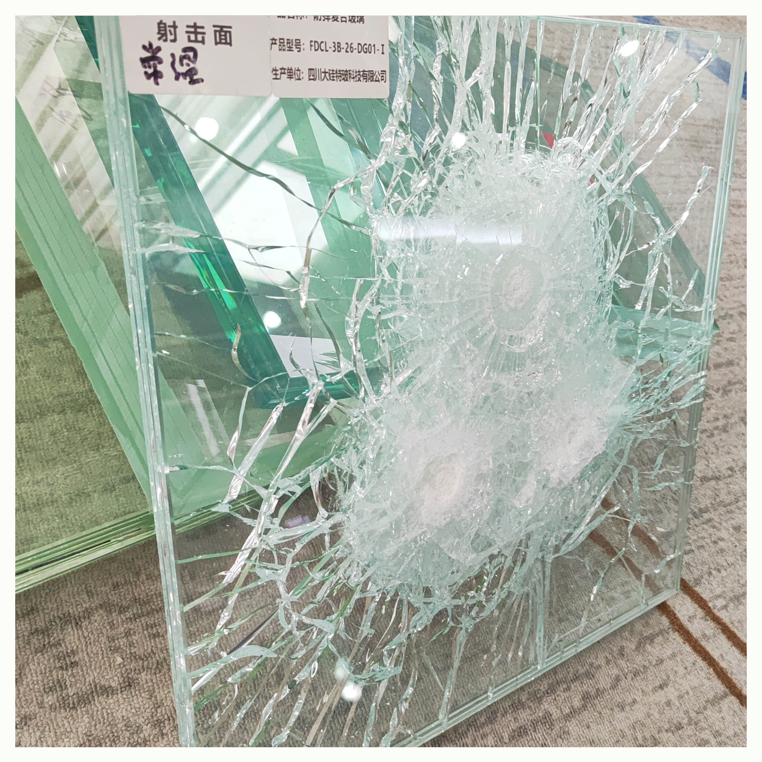 20mm- 100mm frameless safety windshield glass wholesale bullet proof glass armored glass for windows for house