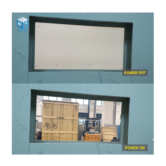 Magic smart film switchable privacy frosting tempered laminated glass film for decorative for shower room