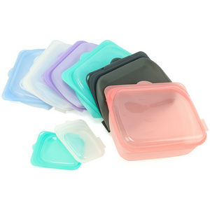 New Product Ideas 2023 Reusable Silicone Food Storage Bag Lunch Box Container Multifunction Vacuum Storage Bag