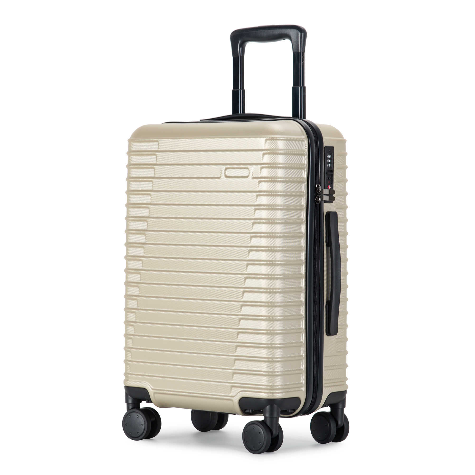 Removable Wheels Cabin ABS PC suitcase luggage Easy to install and save loading space