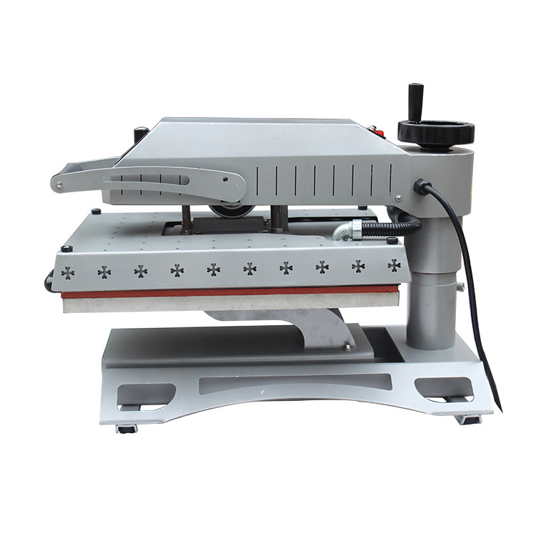 Custom 40*50cm swing arm manual heat press with slide out sublimation press heat press machine