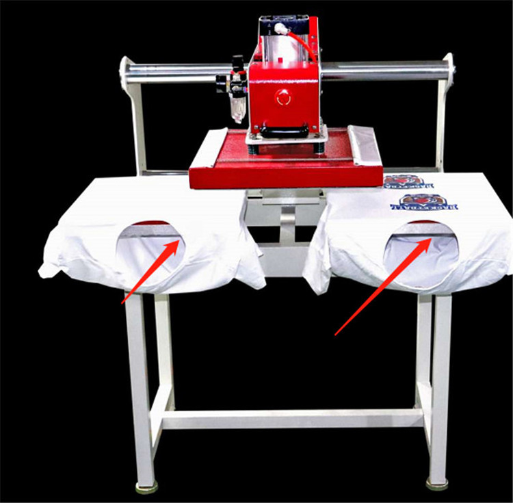 ChengYi 16x20 sublimasi pneumatic t shirt printing transfer karet double station mesin heat press sablon swing with silicon