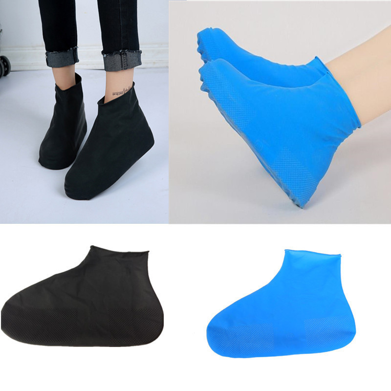 Outdoor Rainy Days Waterproof Non-slip Silicone Shoe Covers Unisex Wear-resistant Silicone Rain Shoes Boots Protector