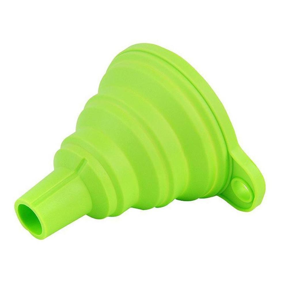 BPA-free Silicone foldable collapsible oil funnel