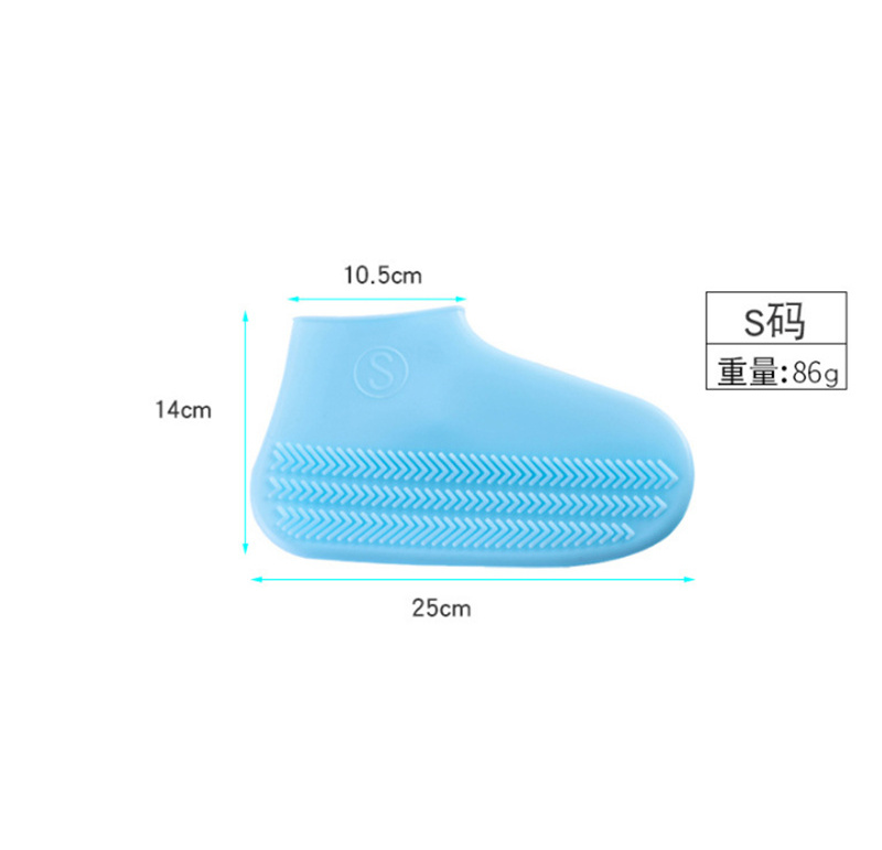 Silicone Overshoes Rain Waterproof Shoe Covers Boot Cover Protector