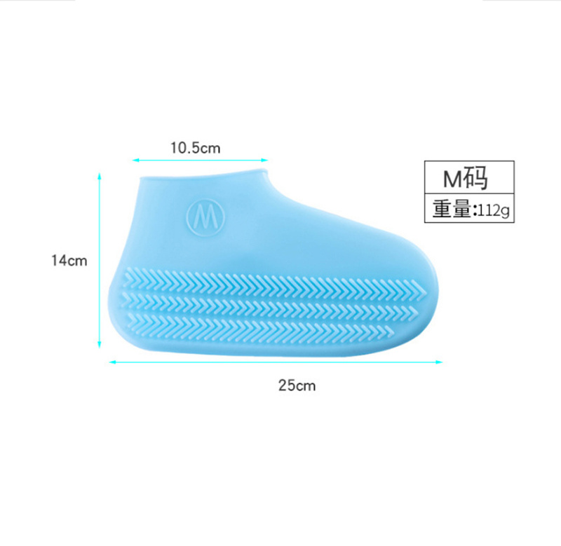 Silicone Overshoes Rain Waterproof Shoe Covers Boot Cover Protector