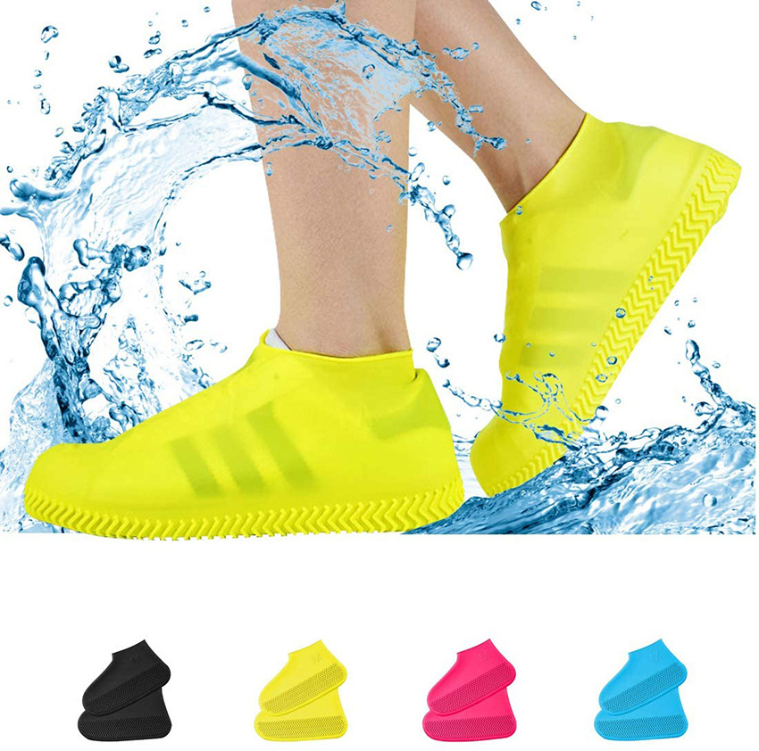 Top Sell Waterproof Reusable Anti-Slip Water Resistant Silicon Shoe Protection Cover Silicone Shoe Covers