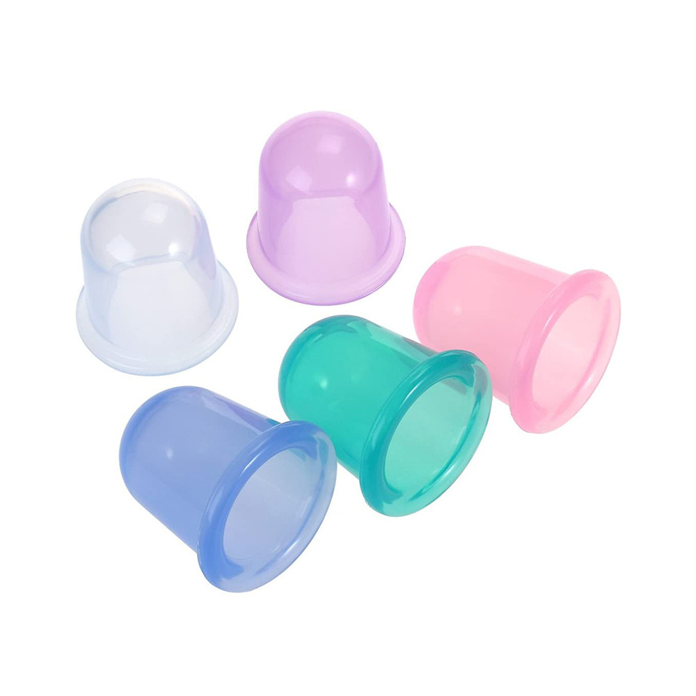 Customizable Logo Transparent Mini Body Therapy Silicone Face Eyes Vacuum Cupping Set