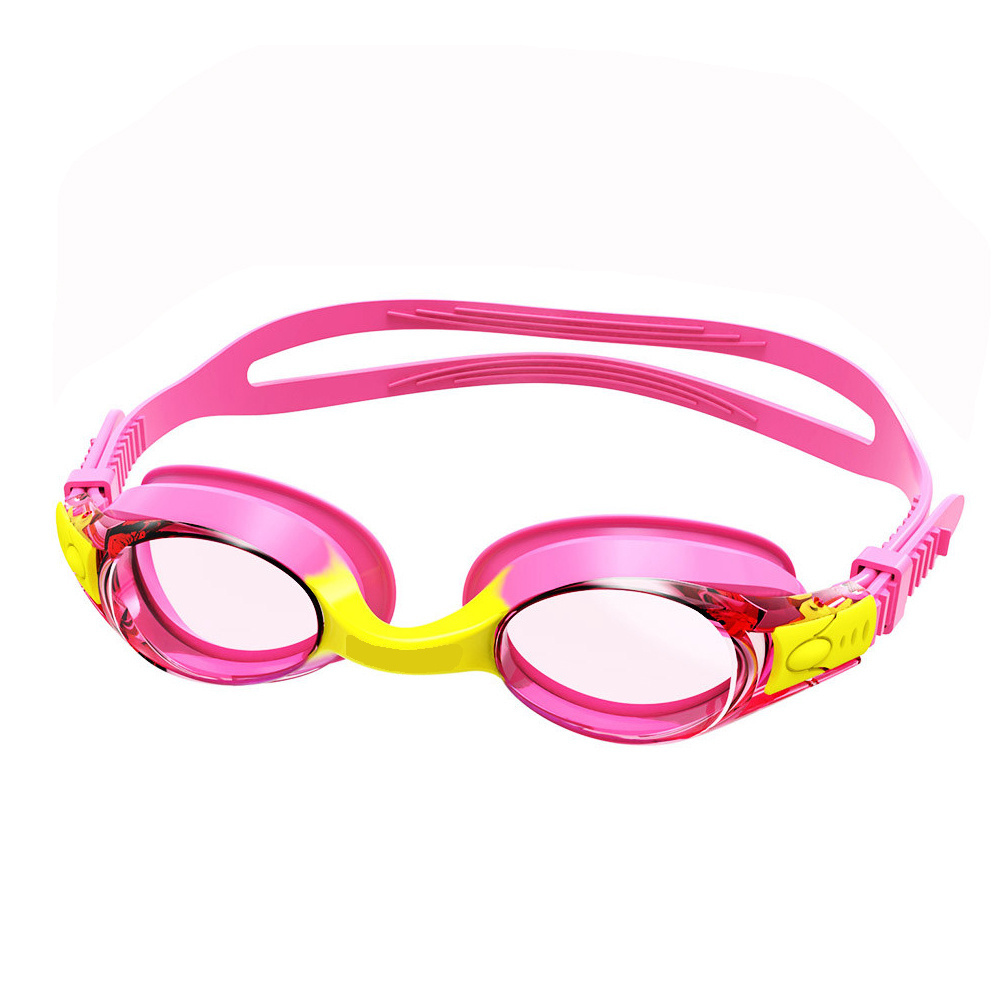 High-definition Adjustable Anti Fog UV Eye Protection Silicone Swimming Glasses Swimming Goggles for Kids Children