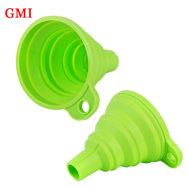 BPA-free Silicone foldable collapsible oil funnel