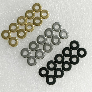 High Polished Flat Round Spacer Beads 304 Stainless Steel Disc Slices Beads Jewelry Metal Spacers for Bracelet Making