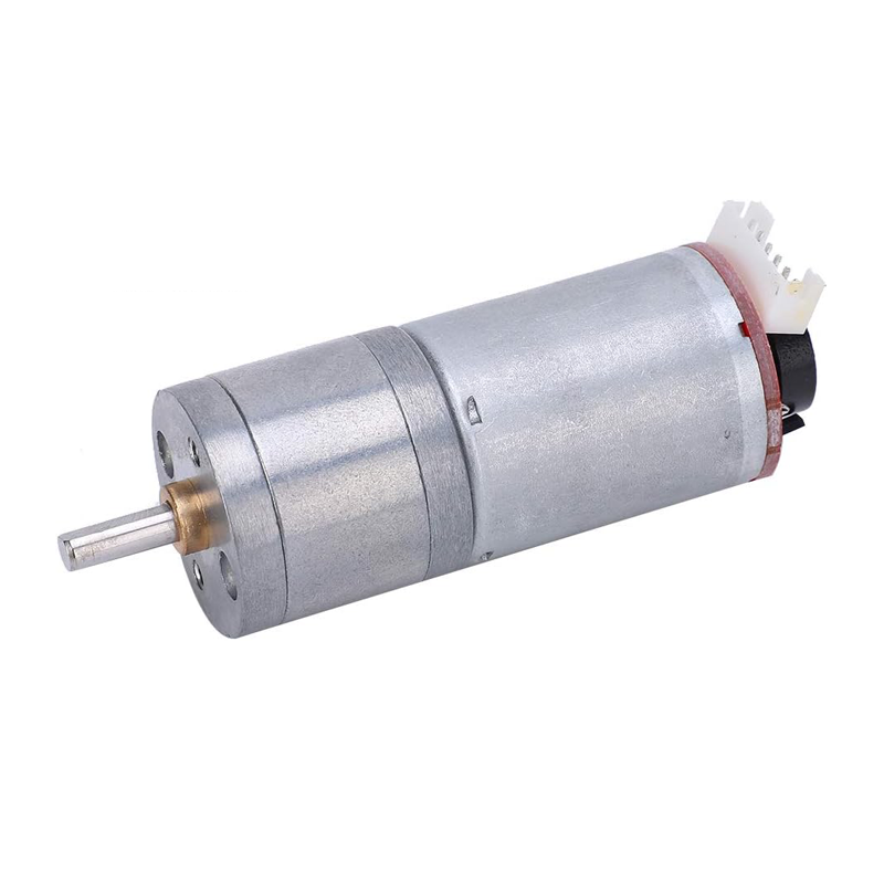 GA25 370 Gear Motor DC Speed Encoder Stainless Steel Electric Micro Speed Reduction Geared Reducer Copper Motor Brush DC Motors