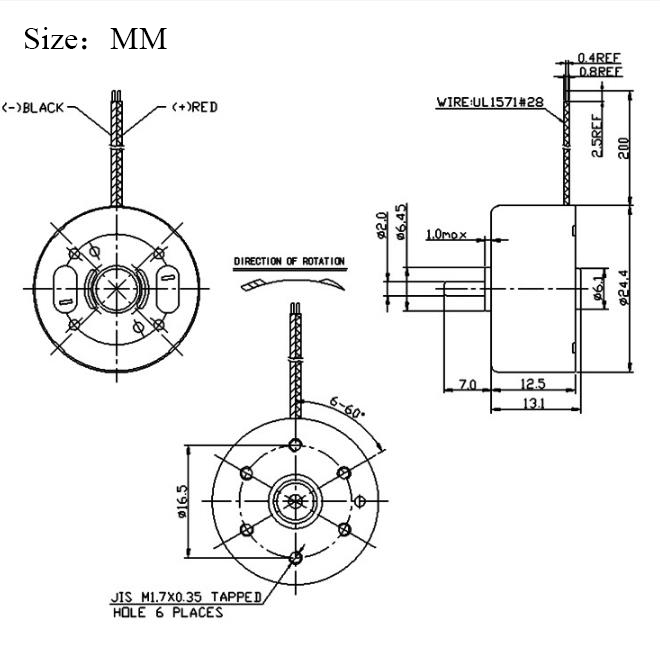 300 DC Motor Mini Motor and Fan for Automatic Tracking pan-tilt Motor