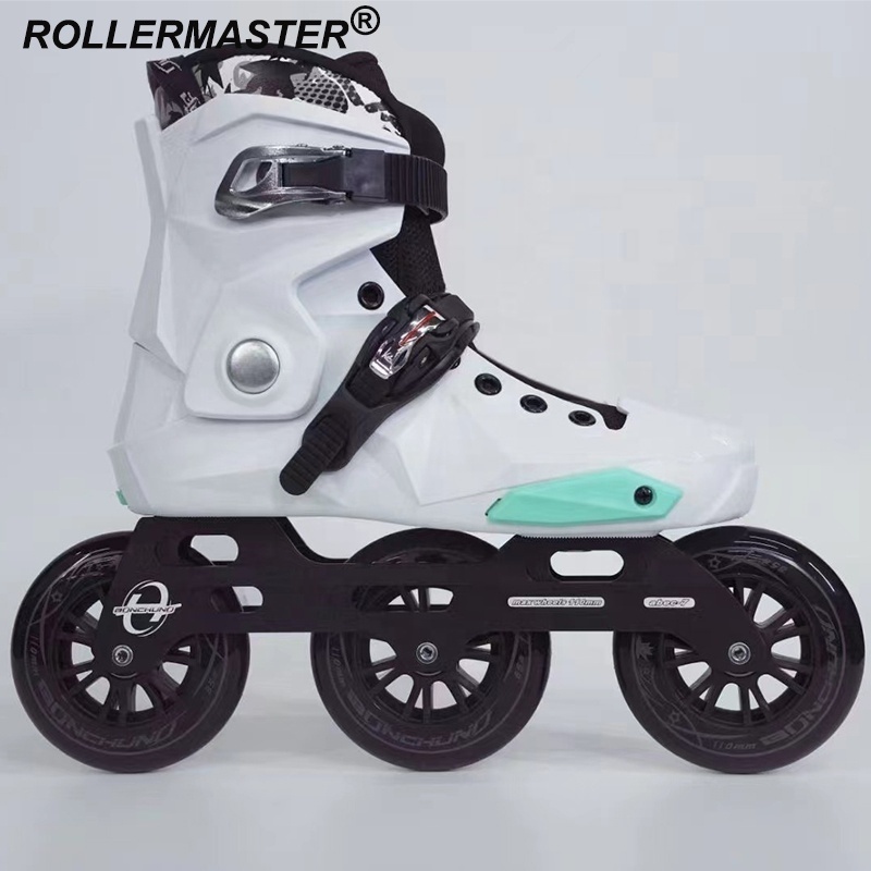 Rollermaster adult 3 big 110mm wheels urban  inline skates shoes