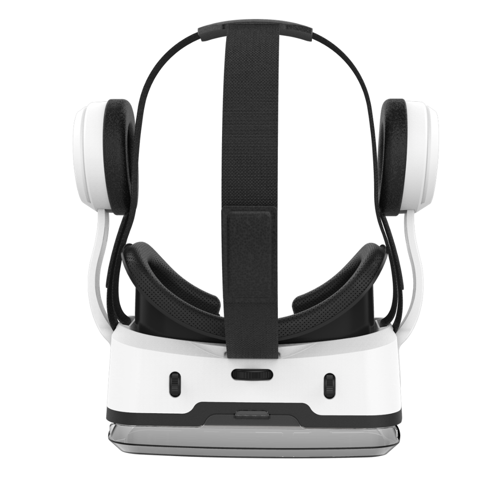 VR Shinecon virtual reality IMAX 3d video glasses with wireless headphones