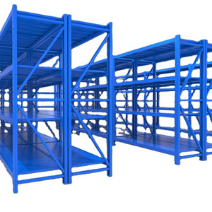 Custom Heavy Duty Shelving 300 Kg layer Garage 4 Tier Warehouse Storage Metal Stacking Shelf Rack Unit for Warehouse