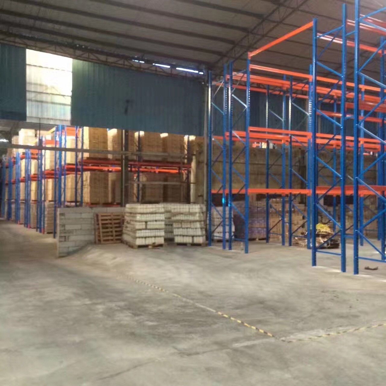 Standard Racking Types Double Deep Pallet Rack in Warehousing Management Systems warehouse storage shelves