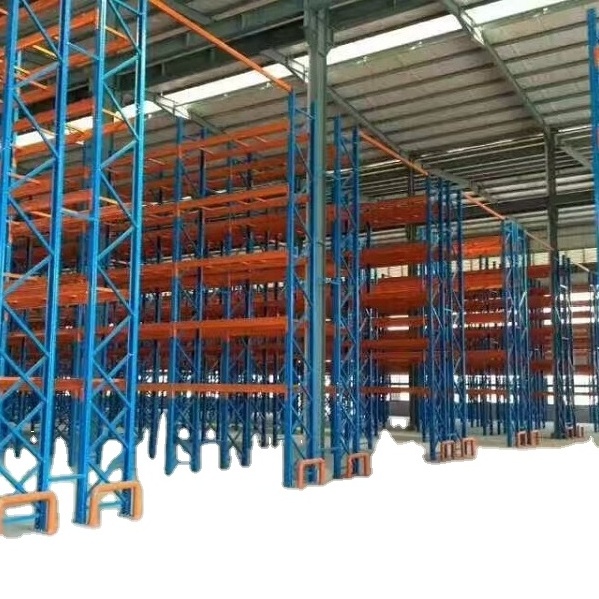 Standard Racking Types Double Deep Pallet Rack in Warehousing Management Systems warehouse storage shelves